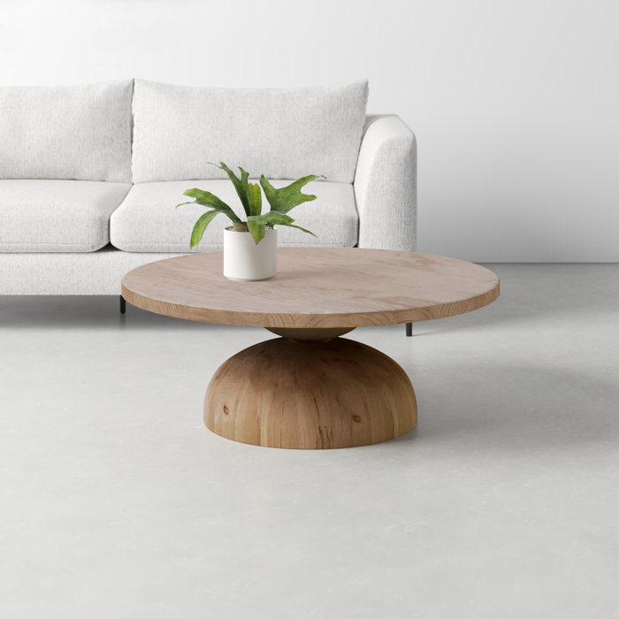 Allmodern Saria Solid Wood Coffee Table Wayfair